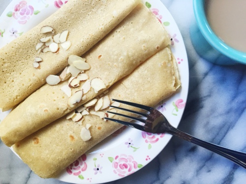 You'll love this delicious oat flour crepes recipe! With 5 simple ingredients, these sweet or savory crepes are the perfect gluten free breakfast, dessert, or brunch - jane at home