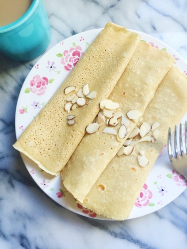 You'll love this delicious oat flour crepes recipe! With 5 simple ingredients, these sweet or savory crepes are the perfect gluten free breakfast, dessert, or brunch - jane at home