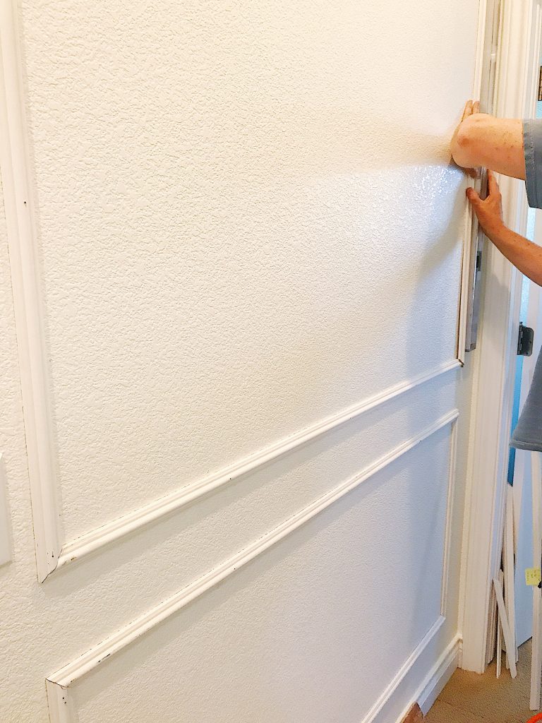 How to install picture frame wall molding in your home - an easy DIY tutorial - jane at home