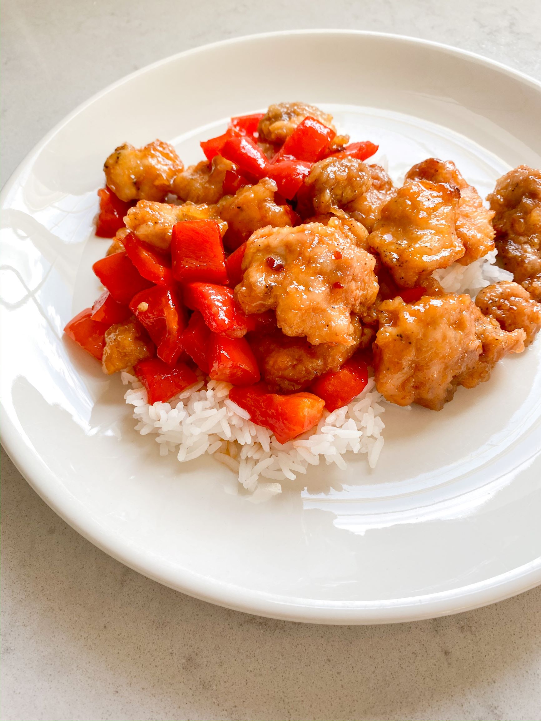 Amazing homemade sweet and sour chicken recipe - gluten free and so delicious! - jane at home