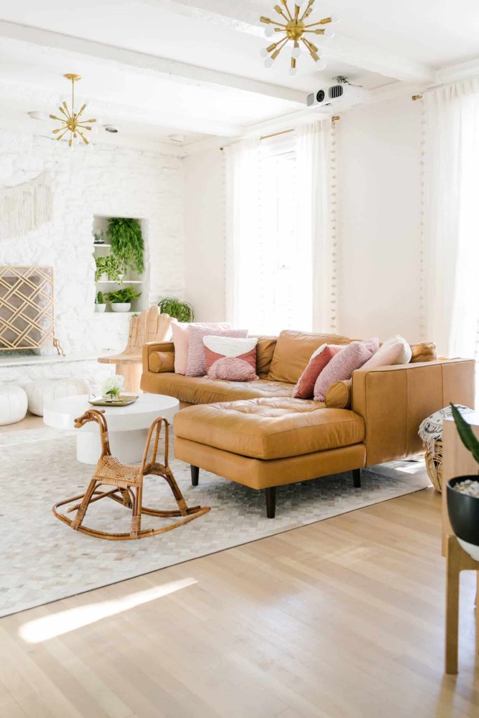 Beautiful modern living room-den from Elsie Larson