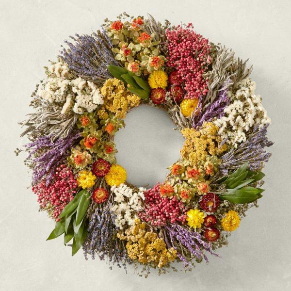 Spring half wreathe 2023 (暖色系) 日用品/インテリア フラワー
