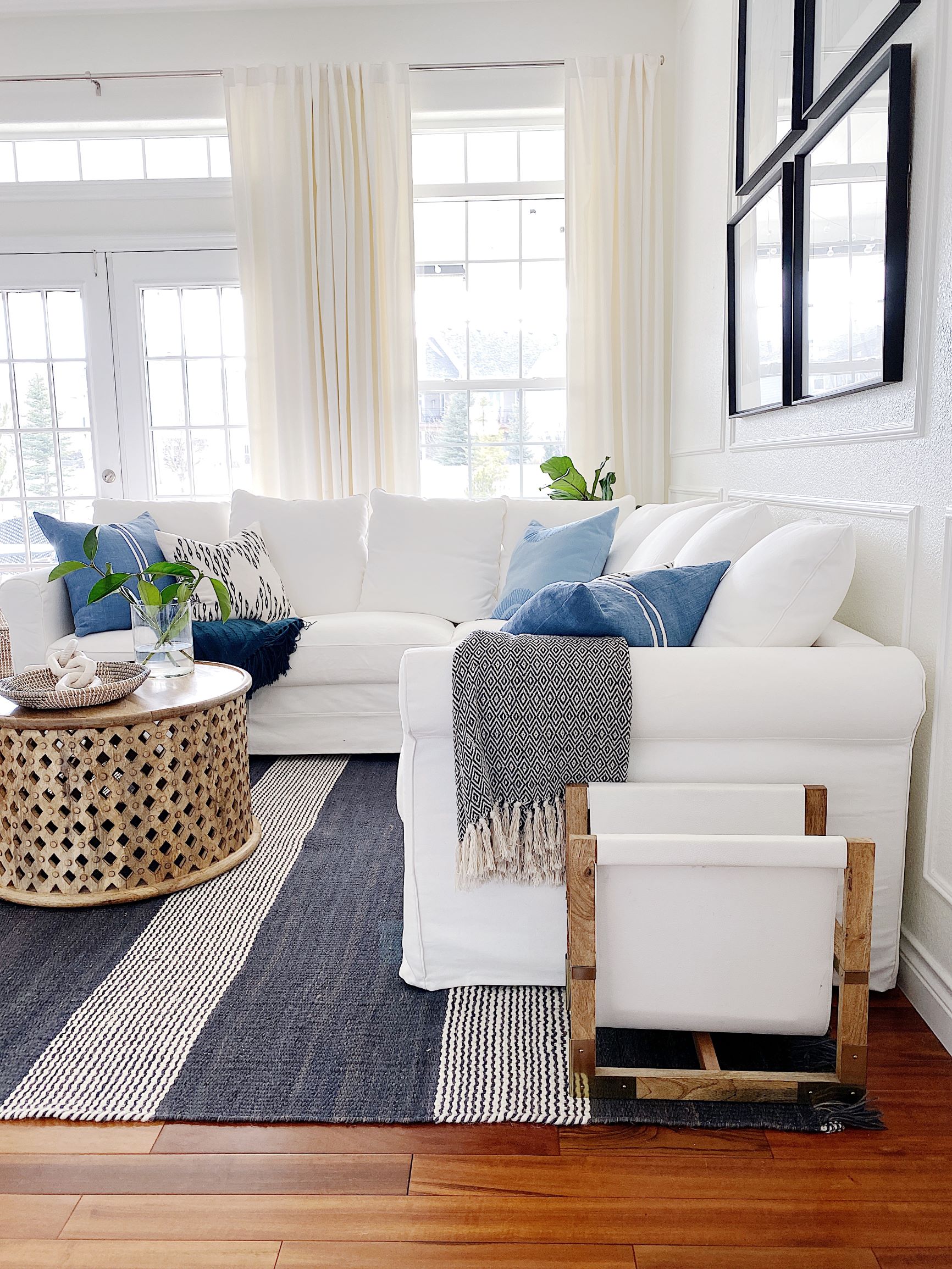 All About Blue: How I'm Decorating Our Home with the Color of the Year