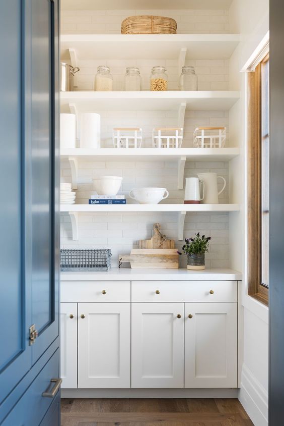 Beautiful hidden pantry 