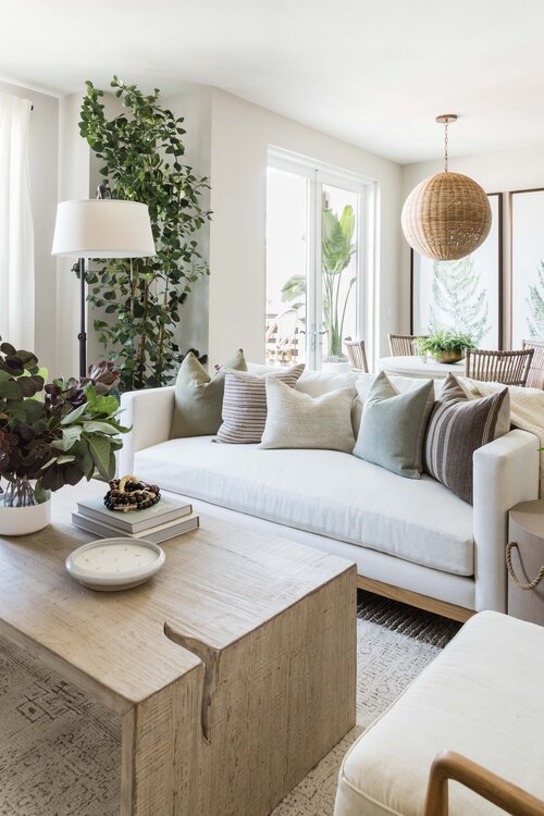 Coastal modern living room