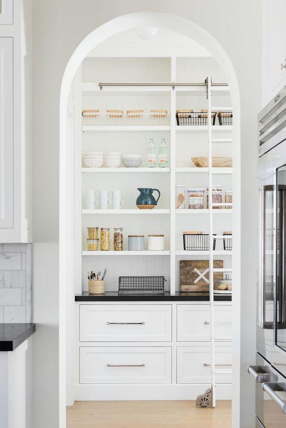 Love this beautiful pantry design - studio mcgee