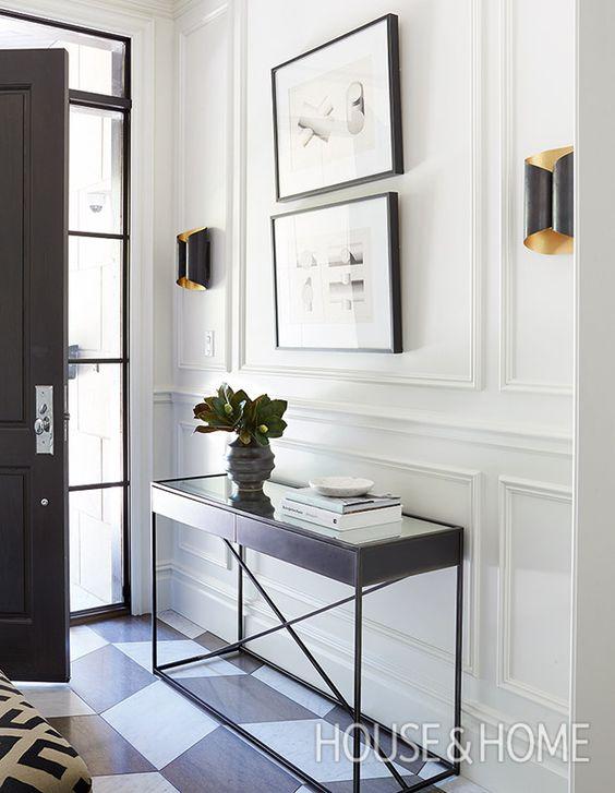Make a beautiful first impression with modern entryway ideas, foyer decor, lighting, rugs, art, storage, ideas for small entryways, design tips and more - house and home