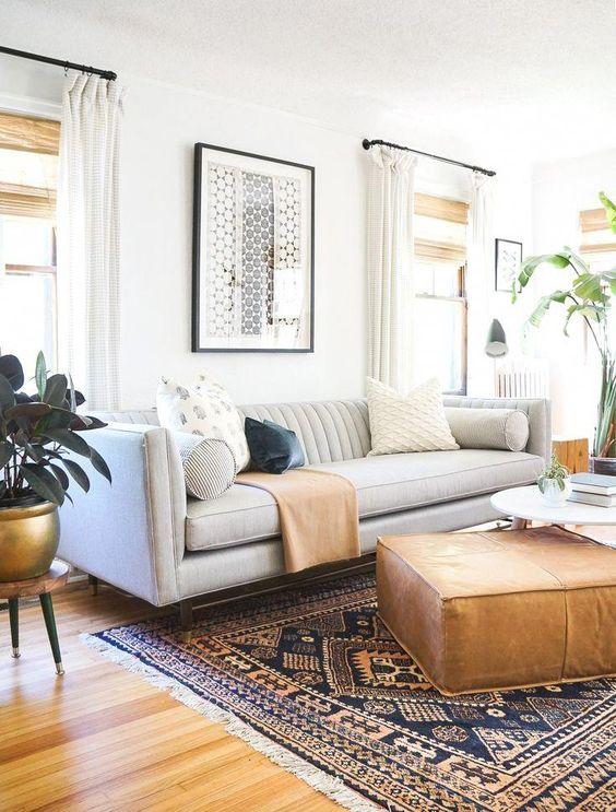 Love this beautiful modern living room design from francois et moi