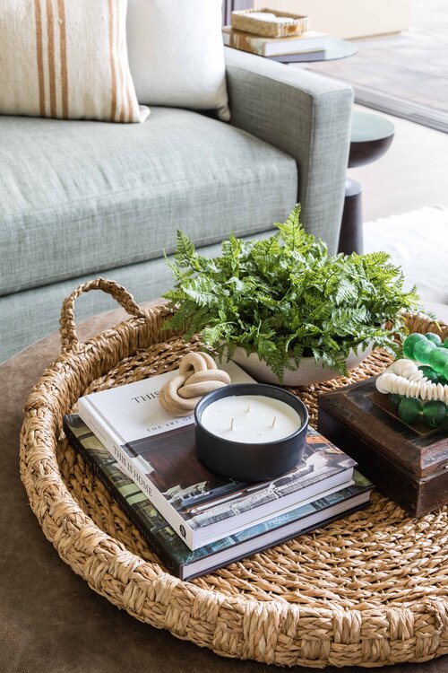 How To Decorate A Center Coffee Table, Round Center Table Decor