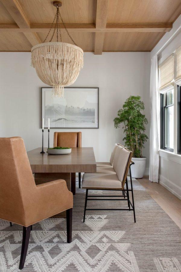 Love this beautiful modern dining room design! See all my favorite spaces of the week, including beautiful ideas for the kitchen, dining room, bedroom, living room, and more