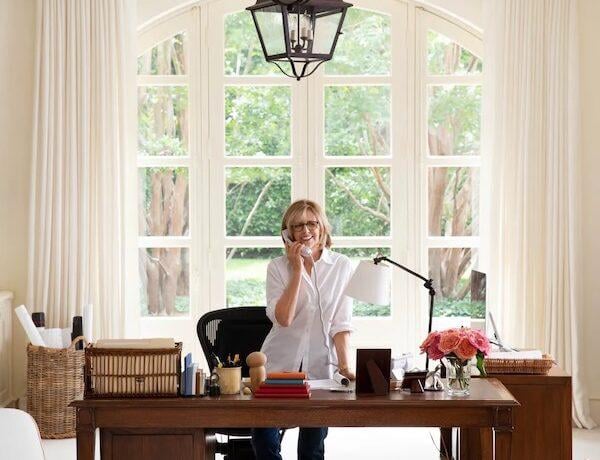 Nancy Meyers home office - Arch Digest