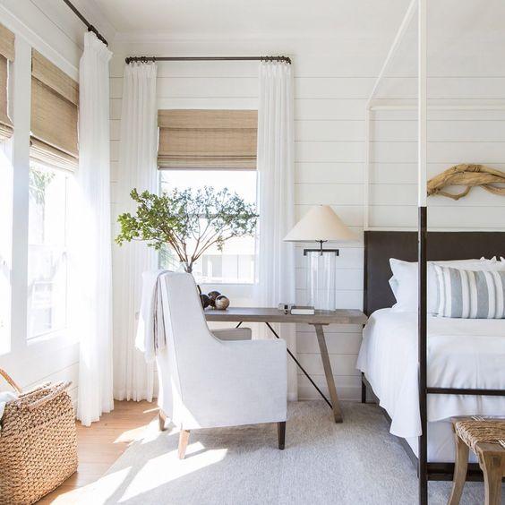 Love this beautiful bedroom design with coastal grandmother style decor and furniture - coastal grandma interior design