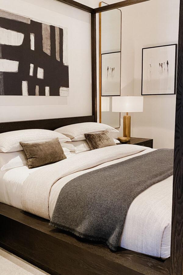 How to get the Restoration Hardware look on a budget. Luxury home styling tips you can use to create beautiful RH style in your bedroom, living room and home - jane at home