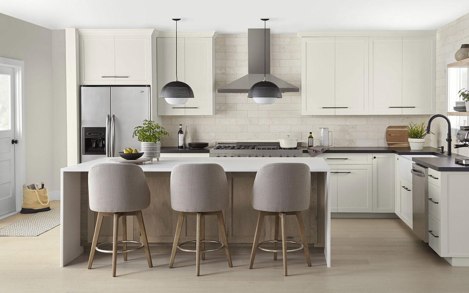 Color Of The Year 2023 Top Home Color Trends   Behr Color Of The Year 2023 Blank Canvas Kitchen 1536x960 