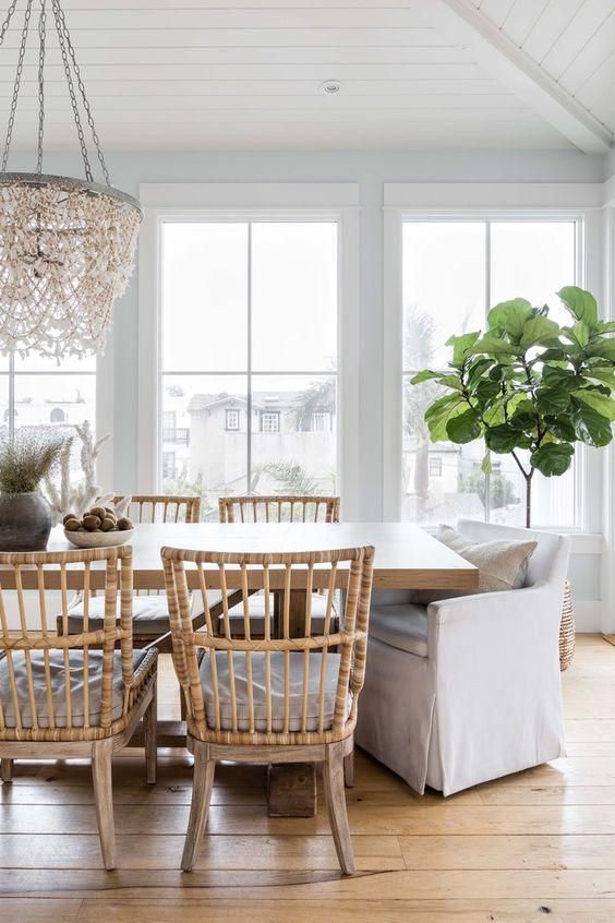 Love this beautiful modern dining room design! See all my favorite spaces of the week, including beautiful ideas for the kitchen, dining room, bedroom, living room, and more - pure salt katrina scott