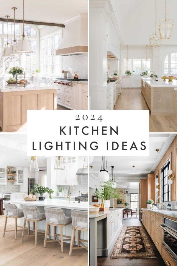 Beautiful kitchen pendant lighting ideas for 2024, with kitchen island lighting inspiration, measurement tips, photos & affordable light fixture options for every design style!