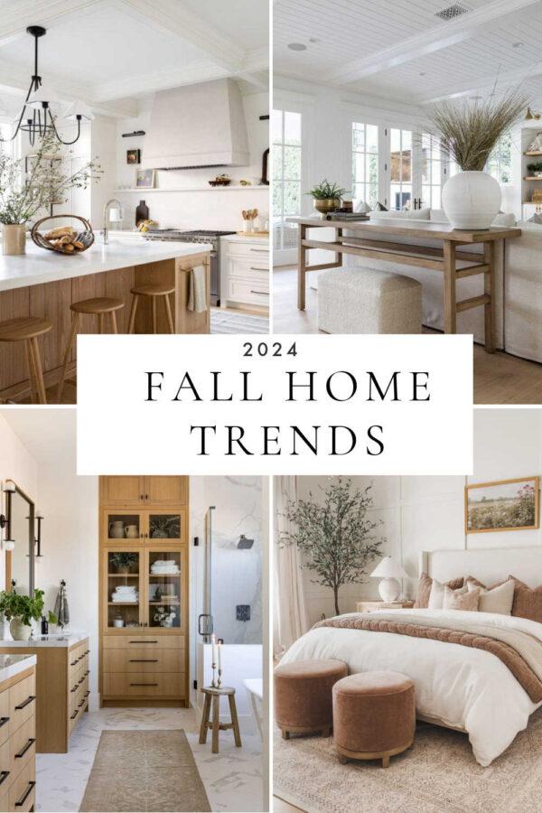The top fall home decor trends and design styles for 2024, with photos, new autumn decorating ideas, and affordable fall decor ideas for the home