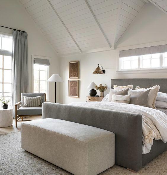 Color trends and color combinations for a master bedroom or small bedroom, with decorating ideas and popular 2024 paint colors for creating a relaxing and luxurious space you will love