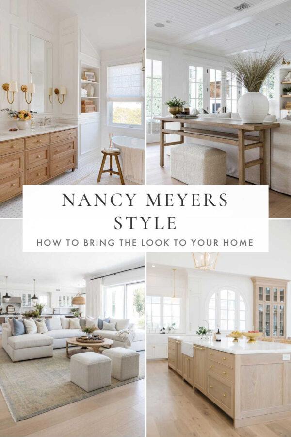 A look at some of my favorite Nancy Meyers movie interiors and how to add a touch of her decorating style to your kitchen and home