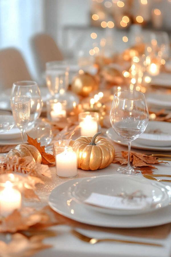 Beautiful fall and thanksgiving table setting and table decor ideas - Jane at Home