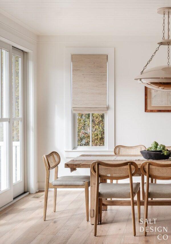 Love this beautiful modern coastal dining room idea - salt design co