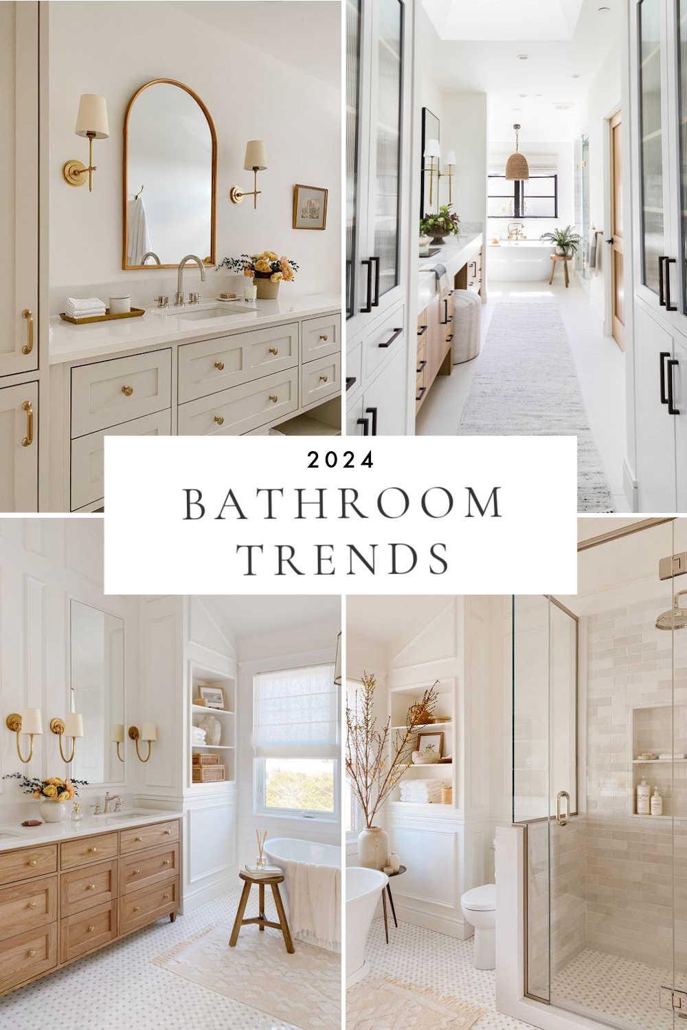2024 Bathroom Trends and Design Ideas for Master Bathrooms and Small ...