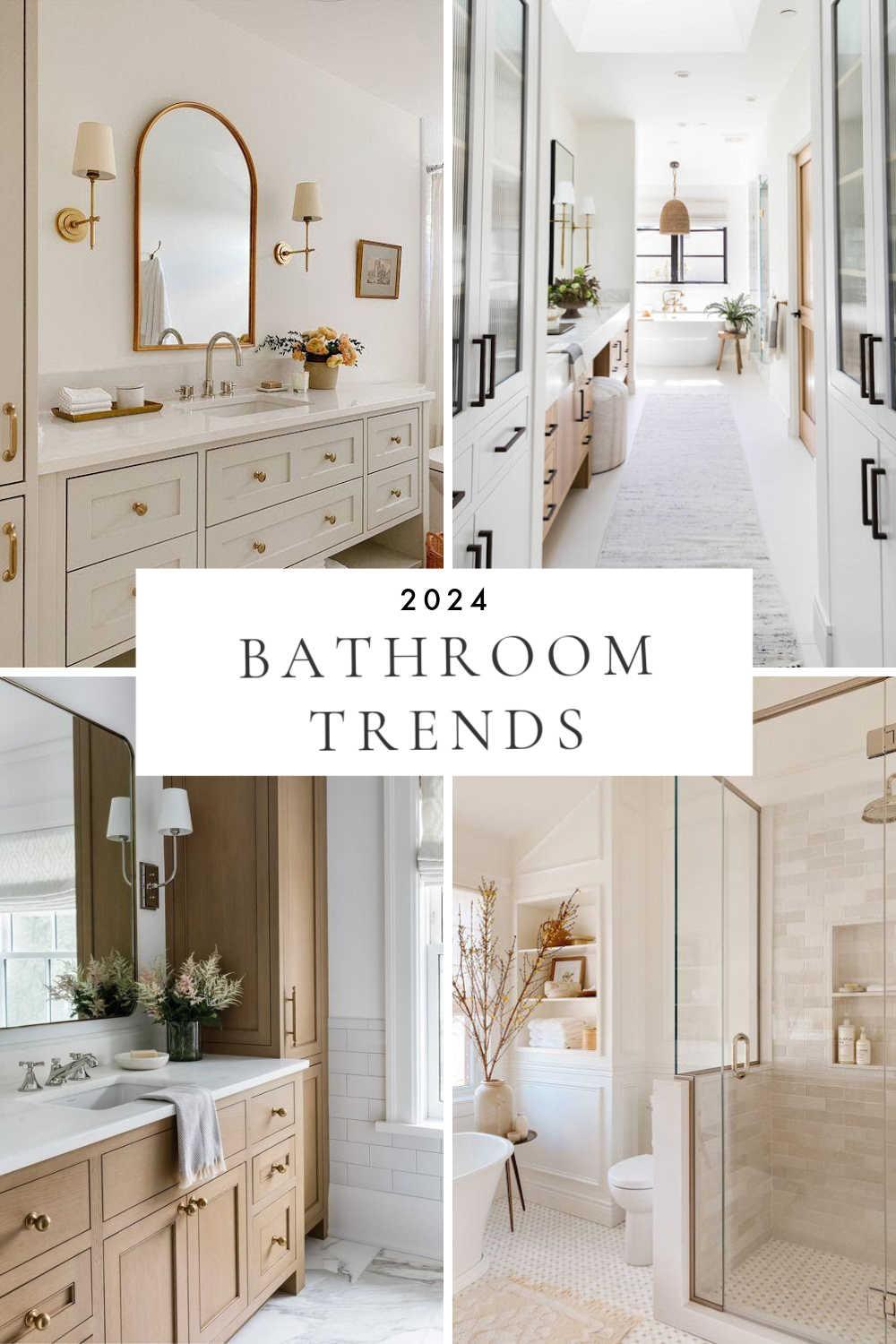 2024 Bathroom Trends and Design Ideas for Master Bathrooms and Small ...