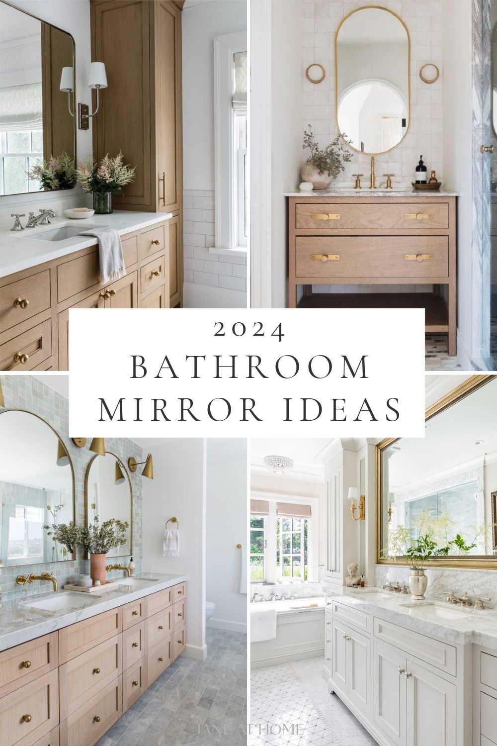 Unique Bathroom Vanity Mirrors and Wall Mirror Ideas for 2025 – jane at ...