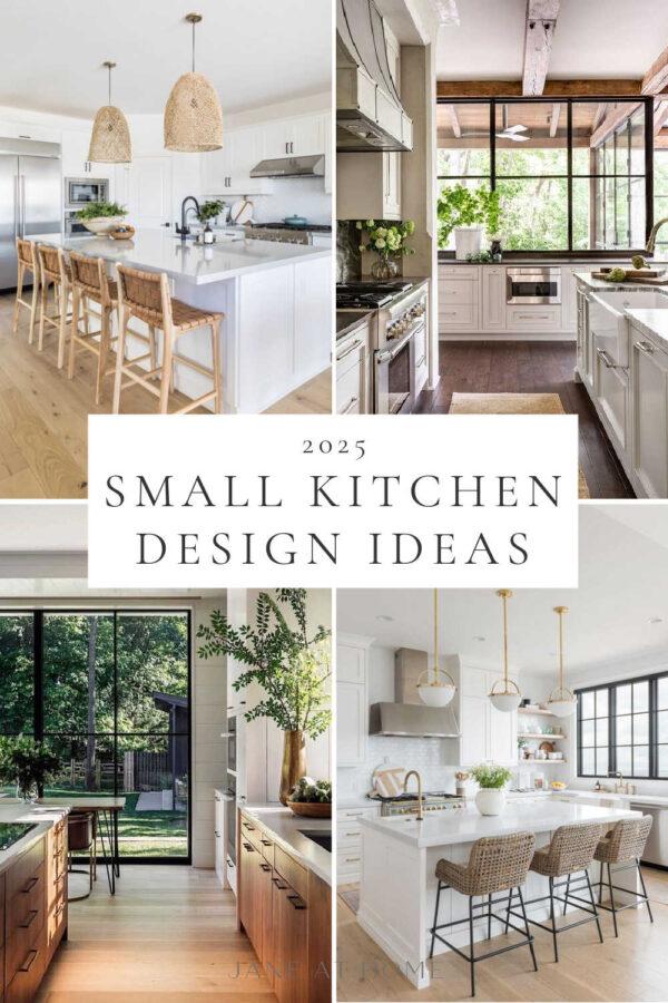 Beautiful small kitchen design ideas for 2024 to 2025, with island ideas, decor, very small kitchen ideas on a budget, modern spaces, inspiration photos, cabinet colors, coastal kitchens, farmhouse spaces, and more!