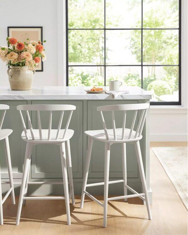 Serena & Lily kitchen dining counter stools