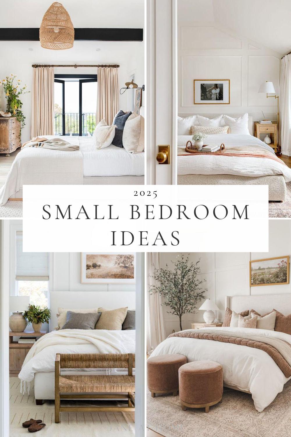 Stylish Small Bedroom Ideas and Trends for 2025 – jane at home