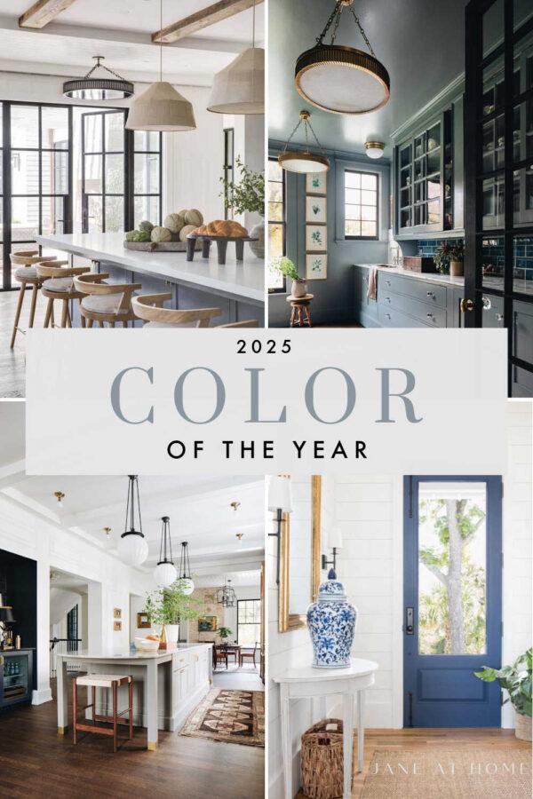 A look at the 2025 Colors of the Year from Sherwin Williams, Benjamin Moore, Behr, Valspar, and more, with beautiful decor ideas and tips for using the top paint color trends in your home!