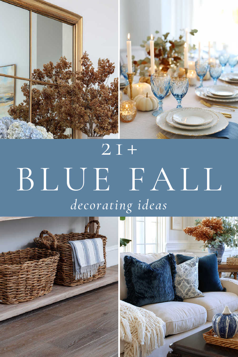 Blue Fall Decor Ideas for a Fresh Take on Autumn – jane at home
