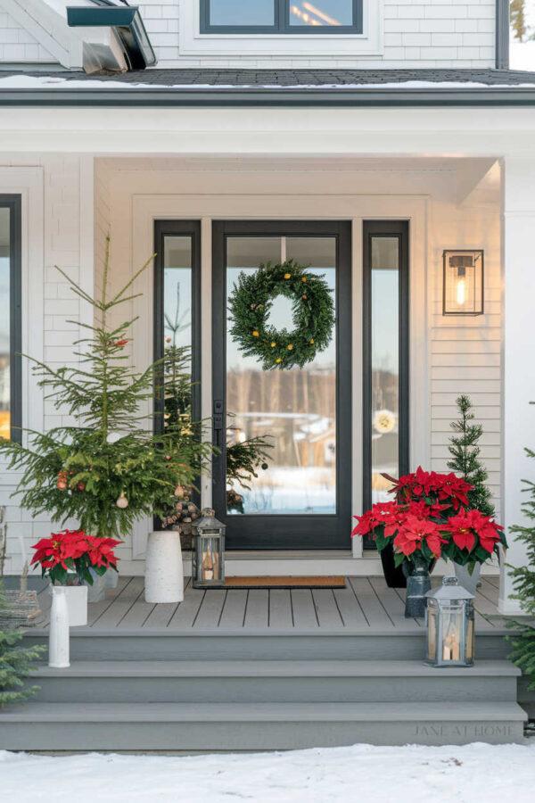 Christmas Front Porch and Outdoor Decor Ideas - Jane at Home