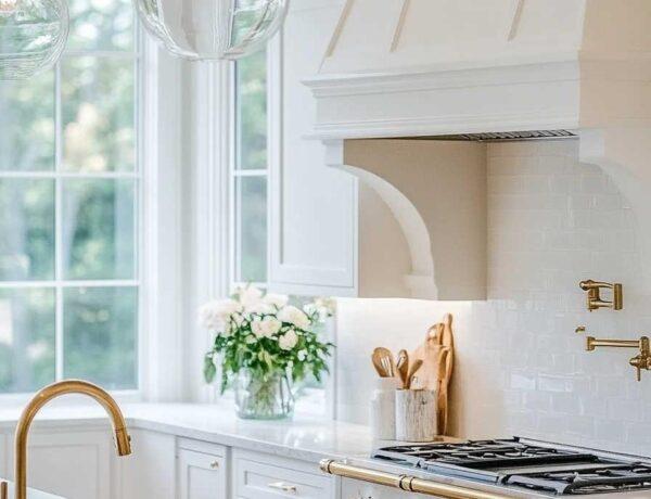 Beautiful white kitchen design - Jane at Home