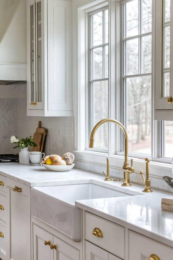 Beautiful white kitchen - Jane at Home