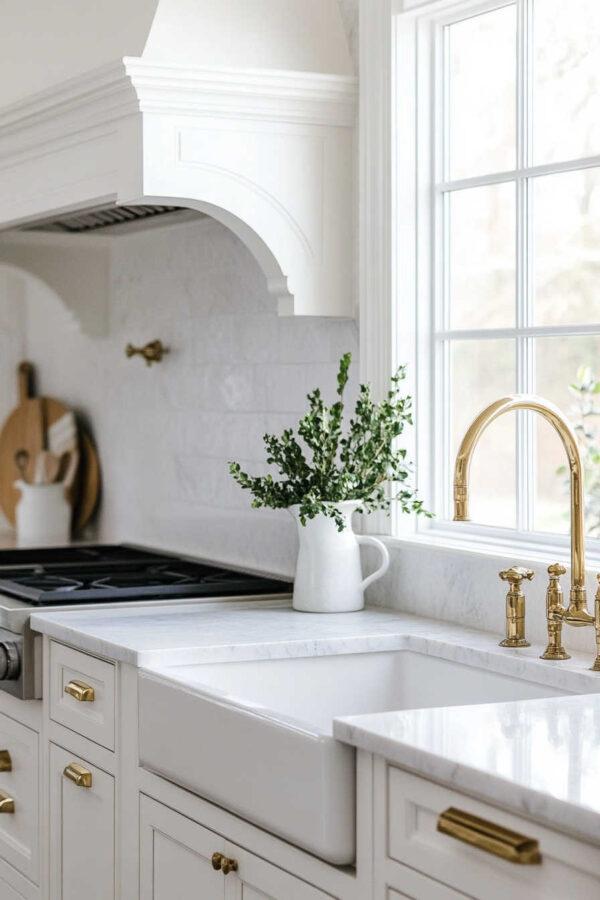 Beautiful white kitchen - Jane at Home