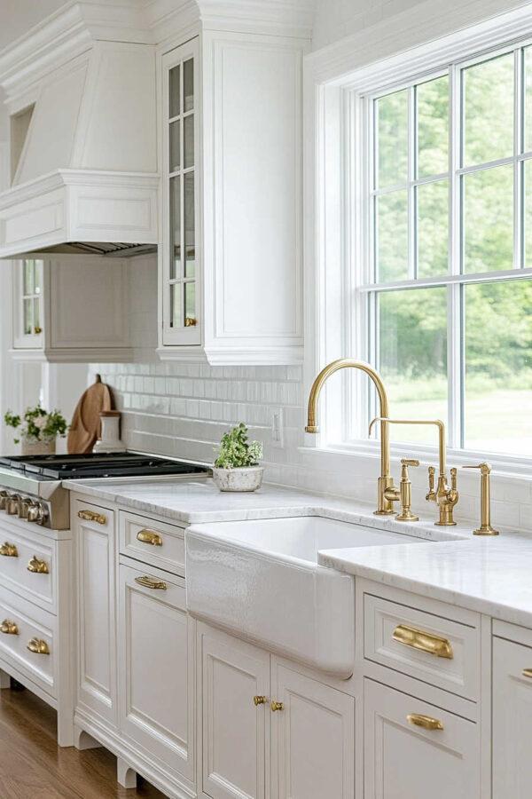 Beautiful white kitchen - Jane at Home