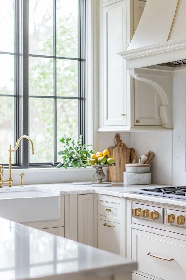 Beautiful white kitchen - Jane at Home