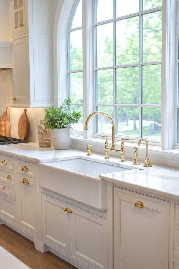 Beautiful white kitchen - Jane at Home