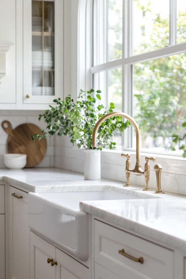 Beautiful white kitchen - Jane at Home