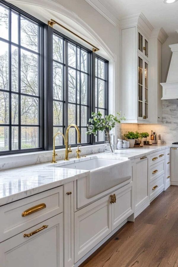 Beautiful white kitchen - Jane at Home