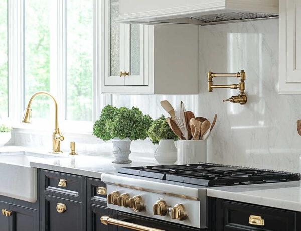 Beautiful black and white kitchen - Jane at Home