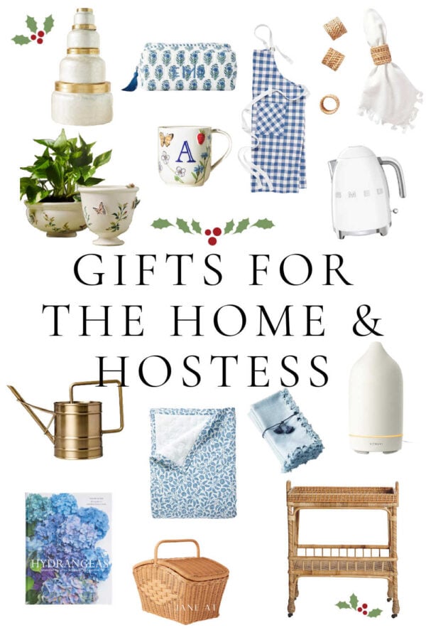Beautiful gift ideas for the home, from decor and kitchen essentials to the perfect host and hostess gifts and Christmas presents for anyone who loves a cozy, welcoming home