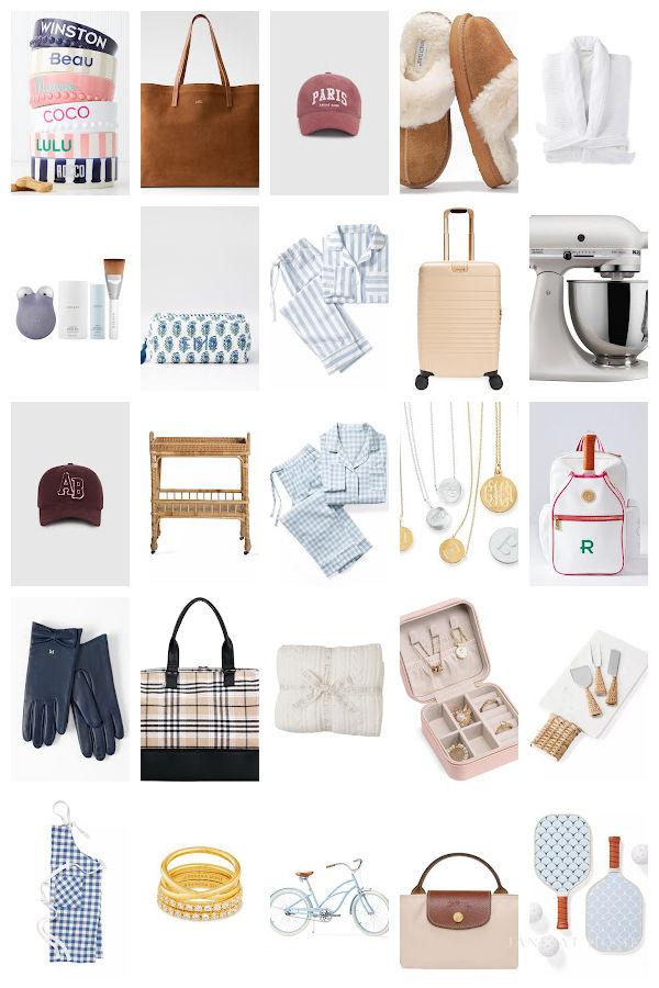 My 2024 Christmas Gift Guide for her, with dozens of beautiful, unique, and memorable gift ideas for all the women on your holiday gift list, including gifts for the home decor enthusiast, personalized gifts and jewelry, luxury beauty and spa gifts, style finds, and more!