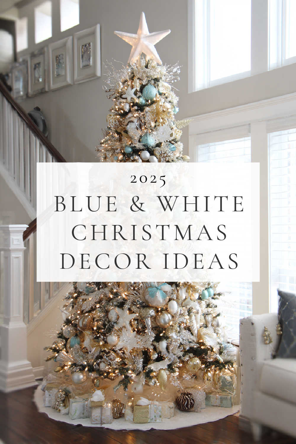 Blue and White Christmas Decor Ideas with Timeless Holiday Style – jane ...