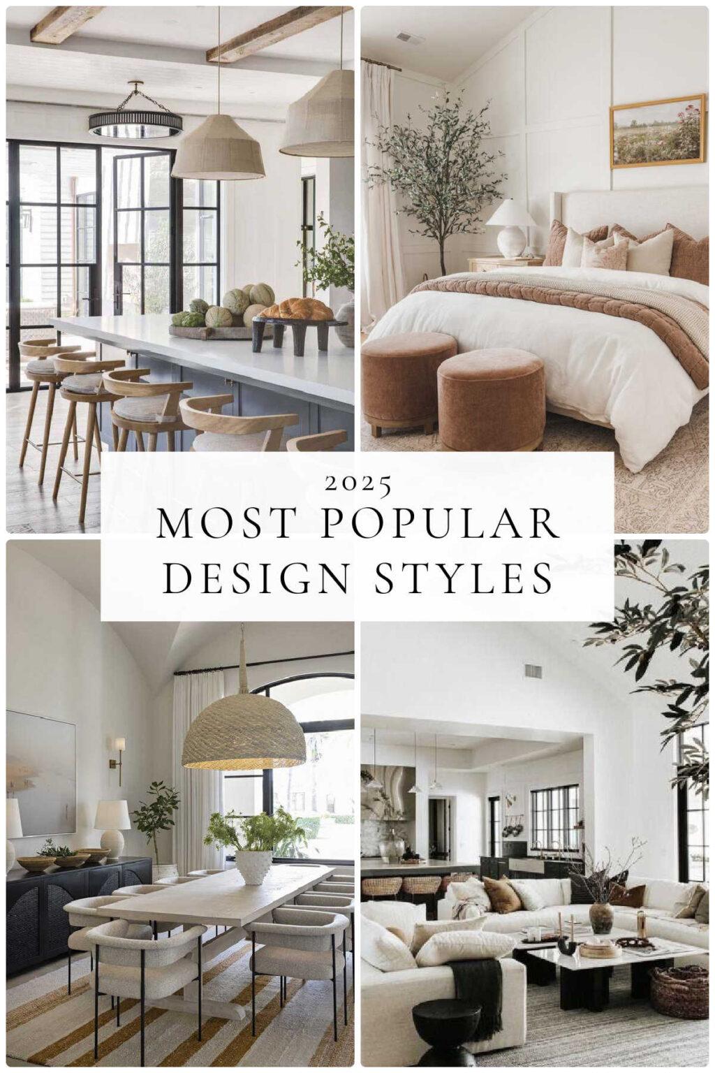 Top 10 Interior Design Styles and Trends for 2025 – jane at home