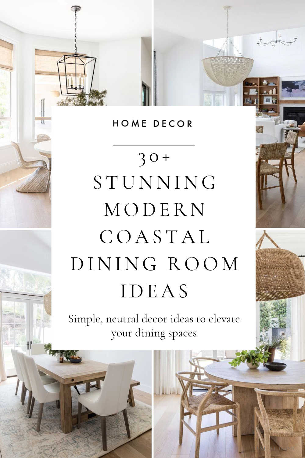 Modern Coastal Dining Room Ideas and Trends for 2025 – jane at home