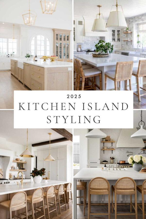 Beautiful kitchen island styling ideas, from elegant centerpieces to tasteful countertop decor, learn how to create a beautiful, stylish, and functional kitchen island. #KitchenIslandStyling #KitchenDecor #IslandCenterpieceIdeas  