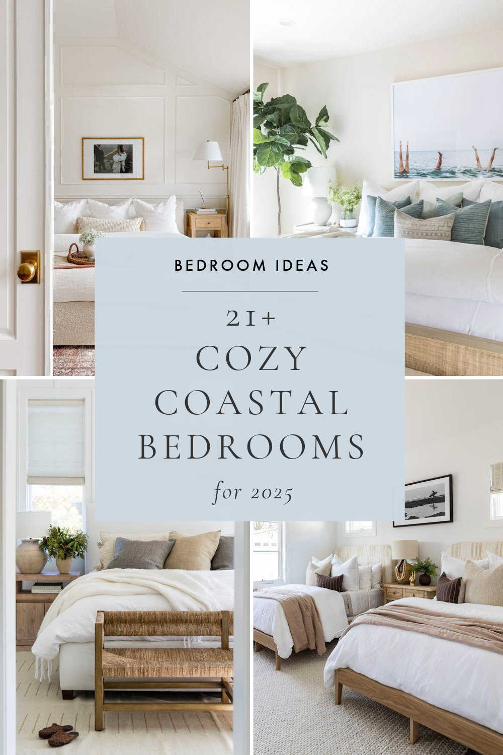 Cozy Coastal Bedroom Ideas for Small and Master Bedrooms – jane at home